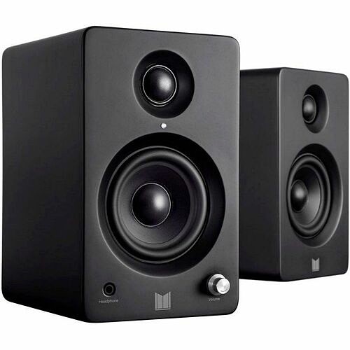 Monoprice 35374 Multimedia Speakers Monoprice Monolith 35374 2.0 Bluetooth Speaker System - 50 W Rms - Black - Wall Mountable - Desktop  889028105641