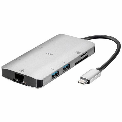 Monoprice 35509 Docking Stations Monoprice Consul 35509 Docking Station - For Display Screen, Notebook - Charging Capability - Memory 889028107102