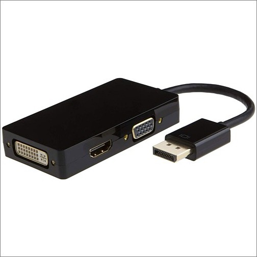 Axiom Memory 3N1DP2HVDK-AX Connector Adapters Axiom Displayport/dvi/hdmi/vga Audio/video Adapter - 1 X Displayport 1.1a Digital Audio/video Male - 3n1dp2hvdkax 841280194153