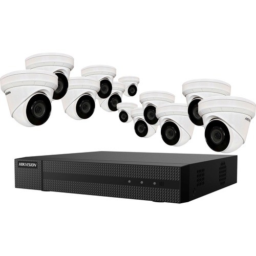 Hikvision Usa EKI-K164T412 Surveillance Systems Hikvision 4k Value Express Kits - Network Video Recorder, Camera - 2560 X 1440 Camera Resolution - H Ekik164t412 842571127188