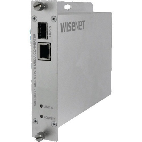 Wisenet TMC-GSFP Transceivers/Media Converters Wisenet Tmc-gsfp Transceiver/media Converter - 1 X Network (rj-45) - Single-mode, Multi-mode - Gigab Tmcgsfp 849688012062