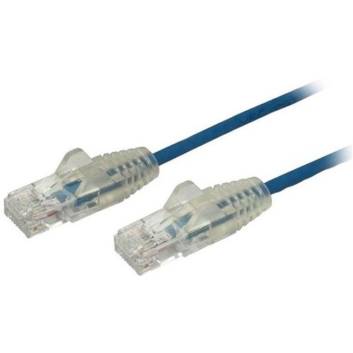 Startech N6PAT50CMBLS Cables 0.5m Blue Cat6 Ethernet Cable  Cabl - Slim Snagless Rj45 Utp Patch Cable (n6pat50cmbls) 065030882682