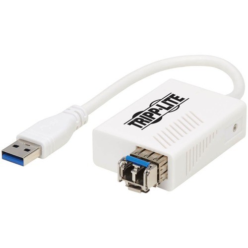 Eaton U336-SMF-1G-LC Network Cards Tripp Lite By Eaton Usb 3.0 Singlemode Fiber Optic Transceiver Ethernet Adapter, 10/100/1000 Mbps, 1 U336smf1glc 974571905159