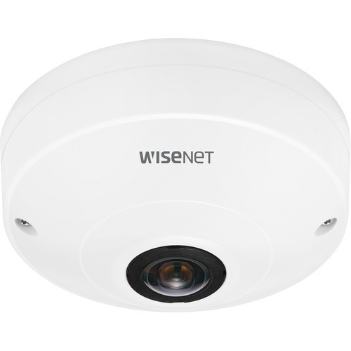 Wisenet QNF-8010 Surveillance/Network Cameras Wisenet Qnf-8010 6 Megapixel Indoor Network Camera - Color - Fisheye - H.265, H.264, Mjpeg, H.264m,  Qnf8010 8801089153753