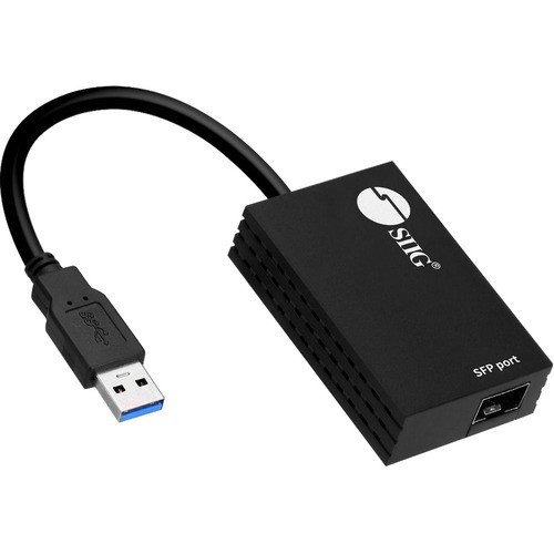 Siig JU-NE0B11-S1 Network Cards Siig Usb 3.0 To Sfp Gigabit Ethernet Adapter - Usb 3.0 Type-a Port - Full Duplex With Flow Control A June0b11s1 662774043562