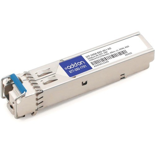 Addon SFP-10GB-BXD-40-I-AO Switch Modules Addon Sfp+ Module - For Data Networking, Optical Network - 1 Lc 10gbase-bx Network - Optical Fiber - Sfp10gbbxd40iao 821456526926