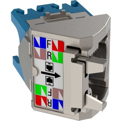 Panduit CJSLRCAPBU-X Connector/Cable Inserts Pannet 45anddeg; Angled Wire Cap For Cat 6a Shielded Tg Jack (cjslrcapbu-x) Cjslrcapbux 