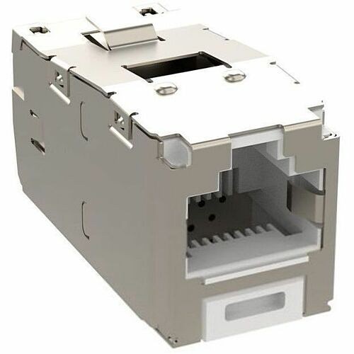 Panduit CJS688TGWHY Cable Ends/Connectors Pannet Mini-com Tx6 Plus Stp Rj45 Tg Jack Module - 1 - 1 X Rj-45 Network - Female - Shielding - Whit 