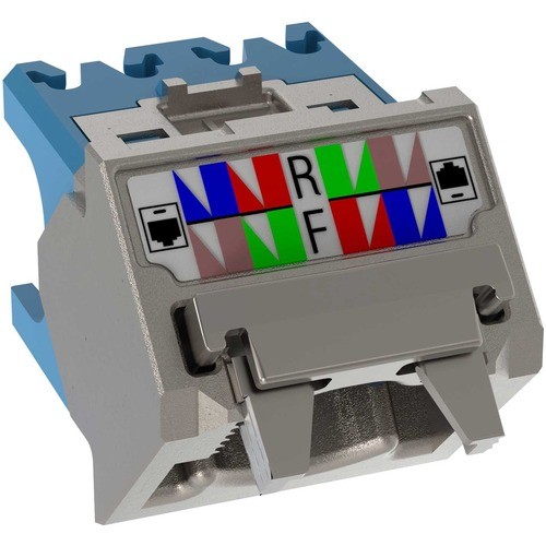 Panduit CJSUDCAPBU-X Connector/Cable Inserts Pannet 45anddeg; Angled Wire Cap For Cat 6a Shielded Tg Jack (cjsudcapbu-x) Cjsudcapbux 