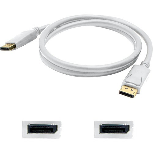 Addon DISPLAYPORT1FW Cables Addon Displayport Audio/video Cable - 1 Ft Displayport A/v Cable For Audio/video Device - First End: 821456034230