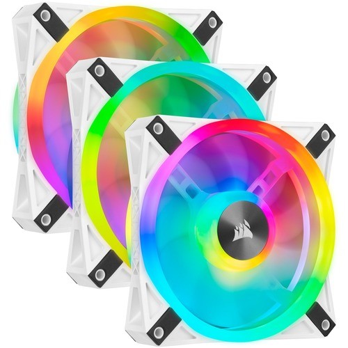 Corsair CO-9050104-WW Processor/Case Fans Corsair Icue Ql120 Rgb 120mm Pwm White Fan - Triple Fan Kit With Lighting Node Core - 3 Pack - 4.72" Co9050104ww 974575139390