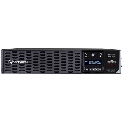 CyberPower PR1500RTXL2UTAA UPS Commercial Cyberpower Pr1500rtxl2utaa Taa Compliant Ups Systems - 1500va/1500w, Nema 5-15p, 2u, Rack / Tower, S 649532931446