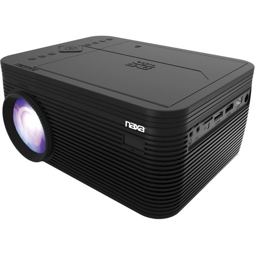 Naxa NVP-2500 Projectors Naxa Nvp-2500 Lcd Projector - 16:9 - Black - 1280 X 720 - Front - 1080p - 20000 Hour Normal Mode - H Nvp2500 840005015605
