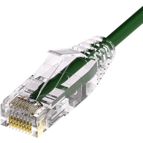 Kendall Howard, Inc CS6A-03F-GRN Cables Unirise Clearfit Slimandtrade; Cat6a 28awg Patch Cable, Snagless, Green, 3ft - 3 Ft Category 6a Networ Cs6a03fgrn 893339073810