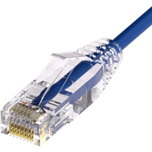Kendall Howard, Inc CS6A-04F-BLU Cables Unirise Clearfit Slimandtrade; Cat6a 28awg Patch Cable, Snagless, Blue, 4ft - 4 Ft Category 6a Network Cs6a04fblu 893339073889
