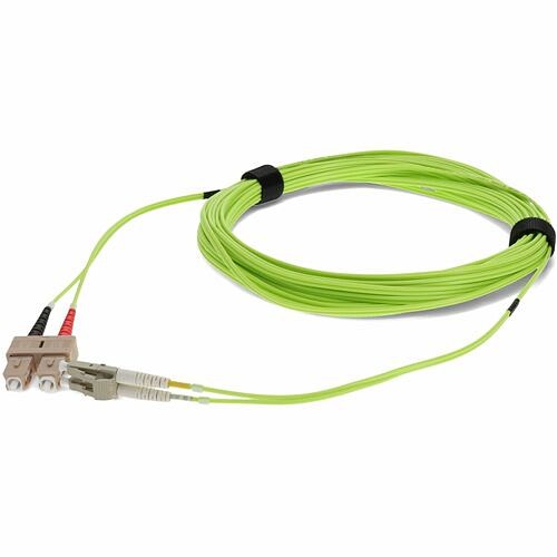 Addon ADD-SC-LC-7M5OM5 Cables Addon 7m Lc (male) To Sc (male) Straight Lime Green Om5 Duplex Fiber Ofnr (riser-rated) Patch Cable  Addsclc7m5om5 821456515838