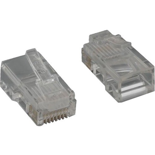 Enet Components C5EST-CONN-100PK Cable Ends/Connectors Enet Category 5e Modular Plug, For Stranded Wire With Insert, 50u, 100pcs/bag - 100 Pack - 1 X Rj-45 C5estconn100pk 762047575940
