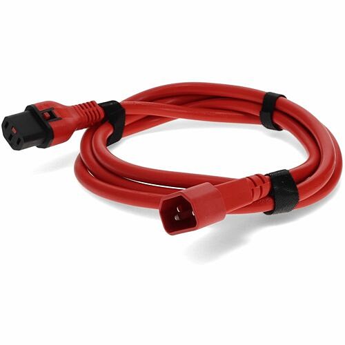 Addon ADD-C13LK2C14LK14AWG2FTRD Power Cords Addon 2ft C13 (locking) Female To C14 (locking) Male 14awg 15a Red 100-250v Power Cable - For Comput Addc13lk2c14lk14awg2ftrd 821456536680