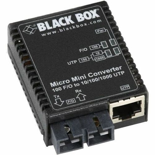 Black Box LMC404AE Transceivers/Media Converters Black Box Micro Mini Lmc404ae Transceiver/media Converter - 1 X Network (rj-45) - 1 X Sc Ports - Dup 822088280804