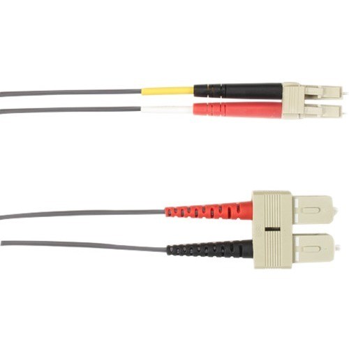 Black Box FOCMRSM-002M-SCLC-GR Cables Black Box Colored Fiber Os2 9/125 Singlemode Fiber Optic Patch Cable - Ofnr Pvc - 6.56 Ft Fiber Opti Focmrsm002msclcgr 822088225782