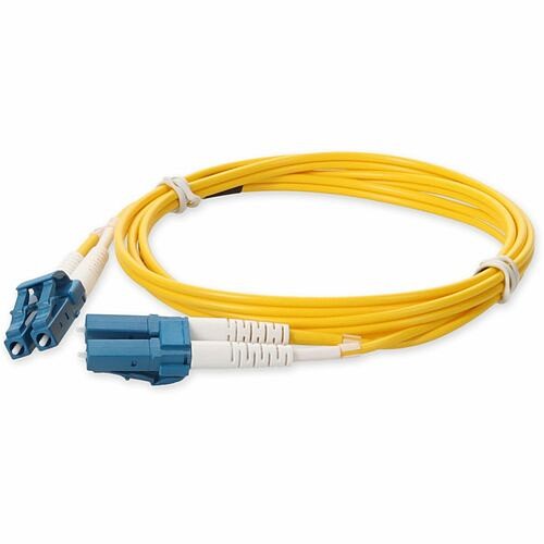 Addon ADD-LC-LC-0-5M9SMFP Cables Addon 0.5m Lc (male) To Lc (male) Straight Yellow Os2 Duplex Fiber Ofnr (riser-rated) Patch Cable -  Addlclc05m9smfp 821456564294