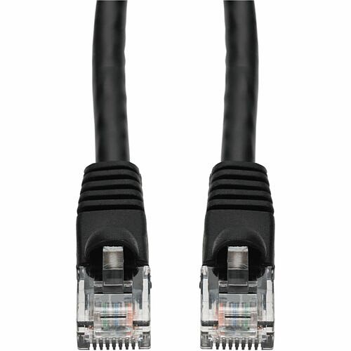 Addon ADD-0-5FCAT6A-BK Cables Addon 6in Black Cat 6a Pvc Ethernet Cable Snagless Bubble Boot Rj-45 M/m - 6" Category 6a Network Ca Add05fcat6abk 821456107217