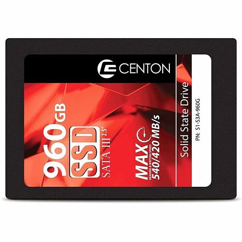 Centon Electronics S1-S3A-960G Hard Drives Centon 960 Gb Solid State Drive - 2.5" Internal - Sata (sata/600) - Notebook, Computer, Desktop Pc D S1s3a960g 731969867563