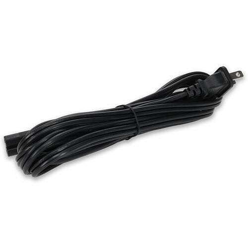 Addon ADD-115P2C718AWG10FT Power Cords Addon 10ft Nema 1-15p Male To C7 Female 18awg 100-250v At 10a Black Power Cable - 18 Gauge - 120 V A Add115p2c718awg10ft 821456760313