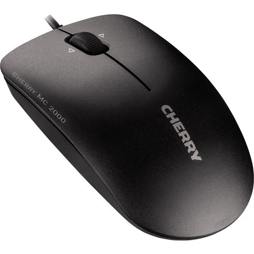 Cherry JM-0600-2 Pointing Devices (Mice) Cherry Mc 2000 Mouse - Infrared - Cable - Black - Usb - 1600 Dpi - Tilt Wheel - 3 Button(s) - Symmet Jm06002 
