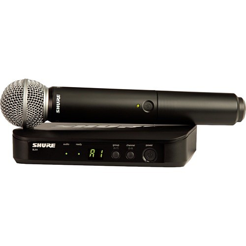 Shure Inc. BLX24/SM58-J11 Wireless Microphone Systems Shure Wireless Vocal System With Sm58 - 596 Mhz To 616 Mhz Operating Frequency - 50 Hz To 15 Khz Fre Blx24sm58j11 042406555487
