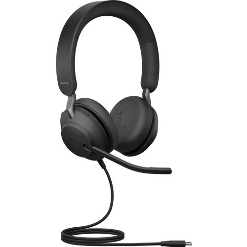 Jabra 24089-989-899 Headsets/Earsets Jabra Evolve2 40 Headset - Stereo - Usb Type C - Wired - Over-the-head - Binaural - Supra-aural (240 24089989899 706487020011