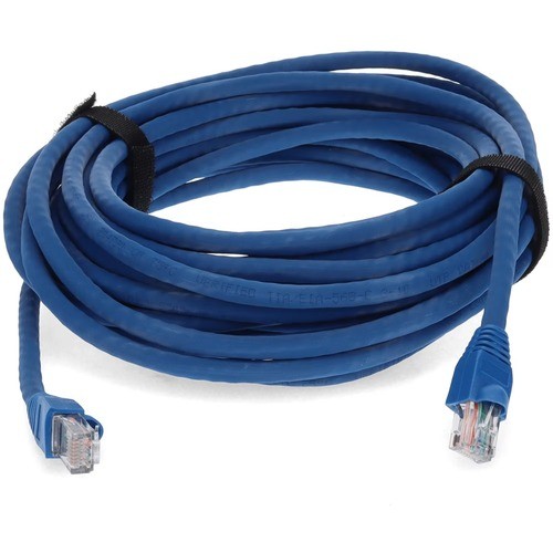 Addon ADD-50FCAT6A-BE Cables Addon 50ft Blue Cat 6a Pvc Ethernet Cable Snagless Bubble Boot Rj-45 M/m - 50 Ft Category 6a Network Add50fcat6abe 821456747543