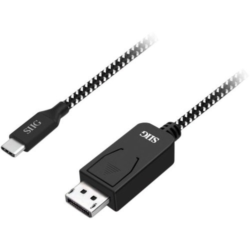 Siig CB-TC0A12-S1 Cables Siig Usb Type-c To Displayport Cable - 2m - Displayport/usb-c A/v Cable For Audio/video Device, Comp Cbtc0a12s1 662774041568