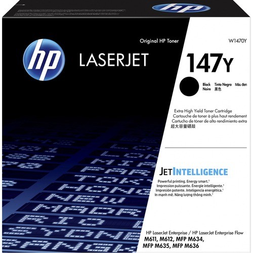 Hp W1470Y Toners & Ink Cartridges 147y Extra High Yield Black Original Laserjet Toner Cartridge (~42,000 Pages) 194441304695