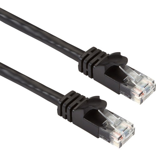 Black Box CAT6APC-007-BK Cables Black Box Cat6a 500-mhz Str Patch Cable Slim Molded Snagless Boot - Utp, Cm Pvc, Bk, 7ft - 7 Ft Cate Cat6apc007bk 822088134404
