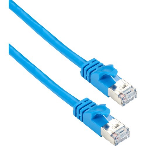 Black Box CAT6APCS-025-BL Cables Black Box Cat6a 500-mhz Str Patch Cbl Slim Molded Snagless Boot - F/utp, Cm Pvc, Bl, 25ft - 25 Ft Ca Cat6apcs025bl 822088134534