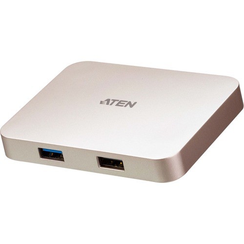 Aten UH3235 Docking Stations Aten Usb-c 4k Ultra Mini Dock With Power Pass-through - For Tv/monitor/notebook/desktop Pc/gaming Co 672792010941