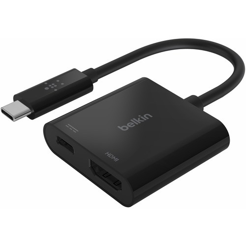 Belkin AVC002BK-BL Connector Adapters Usb-c To Hdmi + Charge Adapter Avc002bkbl 745883799053