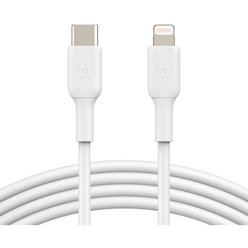 Belkin CAA003BT1MWH Cables Belkin Boostcharge Usb-c To Lightning Cable (1 Meter / 3.3 Foot, White) - 3.28 Ft Lightning/usb-c Da 745883788422