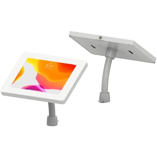 Cta Digital PAD-PARATW Mounting Kits Cta Digital Premium Security Kiosk Stand With Gooseneck Tabletop Mount (white) - 10.5" Screen Suppor Padparatw 656777017736