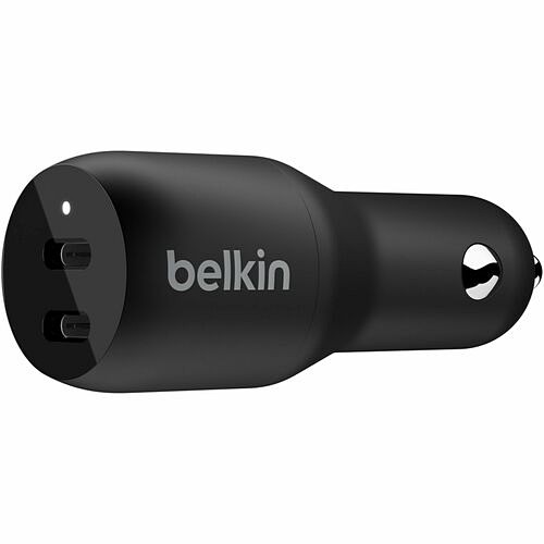 Belkin CCB002BTBK Power Adapters Ccb002btbk - Boost Charge Dual Usb-c Car Charger 36w - Supports Fast Charge For 745883790432