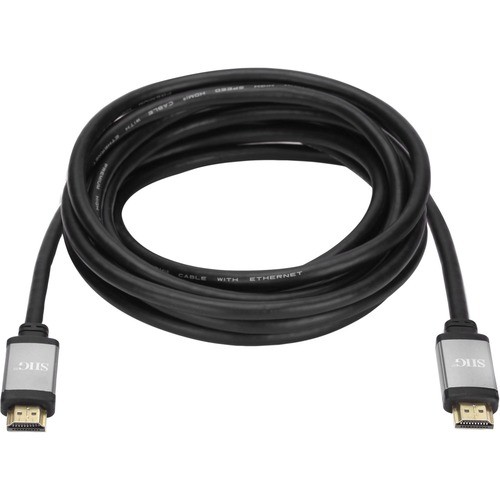 Siig CB-H20U11-S1 Cables Siig 4k High Speed Hdmi Cable - 12ft - 12 Ft Hdmi A/v Cable For Audio/video Device, Notebook, Blu-ra Cbh20u11s1 662774042404
