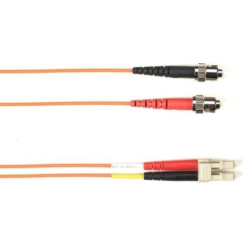 Black Box FOLZH62-003M-STLC-OR Cables Black Box Fiber Optic Duplex Patch Network Cable - 9.80 Ft Fiber Optic Network Cable For Network Dev Folzh62003mstlcor 