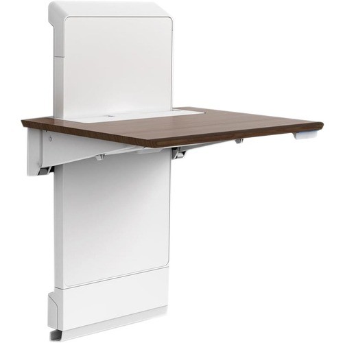 Ergotron 24-802-S894 Tables & Desks Ergotron Workfit Elevate With Power Access (walnut Hills) Sit-stand Wall Desk - Walnut Hills Top - 4 24802s894 698833078350