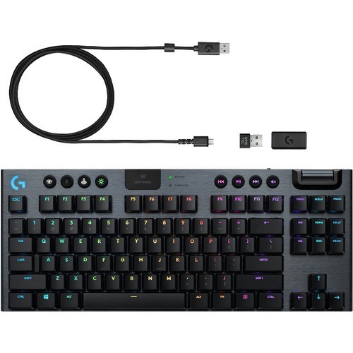 Logitech 920-009512 Keyboards & Keypads G915 Tkl Tenkeyless Lightspeed Wireless Rgb Mechanical Gaming Keyboard 920009512 097855155801