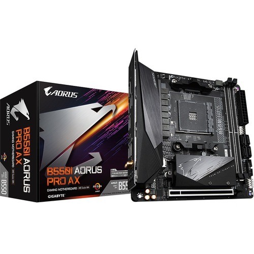 Gigabyte B550I AORUS PRO AX Motherboards Ultra Durable B550i Aorus Pro Ax (rev. 1.0) Desktop Motherboard B550iaorusproax 889523022986