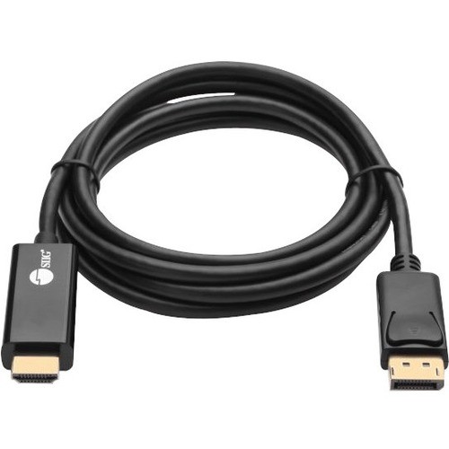Siig CB-DP1Q12-S1 Cables Siig Displayport 1.2 To Hdmi 6ft Cable 4k/30hz - 6 Ft Displayport/hdmi A/v Cable For Audio/video Dev Cbdp1q12s1 662774041483