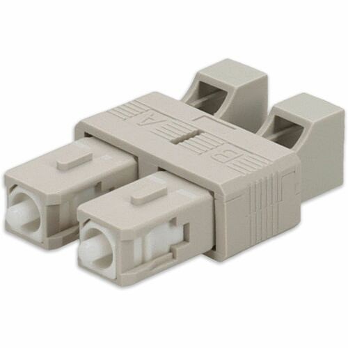 Addon ADD-ADPT-SCMLCF3-MD Connector Adapters Addon Sc Male To Lc Female Mmf Om3 Duplex Fiber Optic Adapter - 1 Pack - 2 X Sc Network - Male - 2 X Addadptscmlcf3md 821456037866