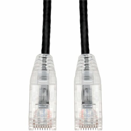 Addon ADD-30FSLCAT6-BK Cables Addon 30ft Black Cat 6 Slim Pvc Ethernet Cable Snagless Clear-claw Rj-45 M/m - 30 Ft Category 6 Netw Add30fslcat6bk 821456135432