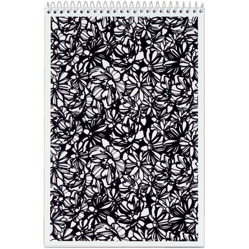 Tops 80230 Uncategorized Fashion Steno Pad, Assorted Abstract Floral Headband Designs, Gregg Rule, (80) W (80230) (top80230) TOP80230 